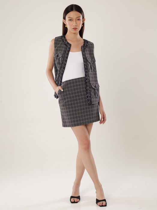 Sleeveless Vest Blazer