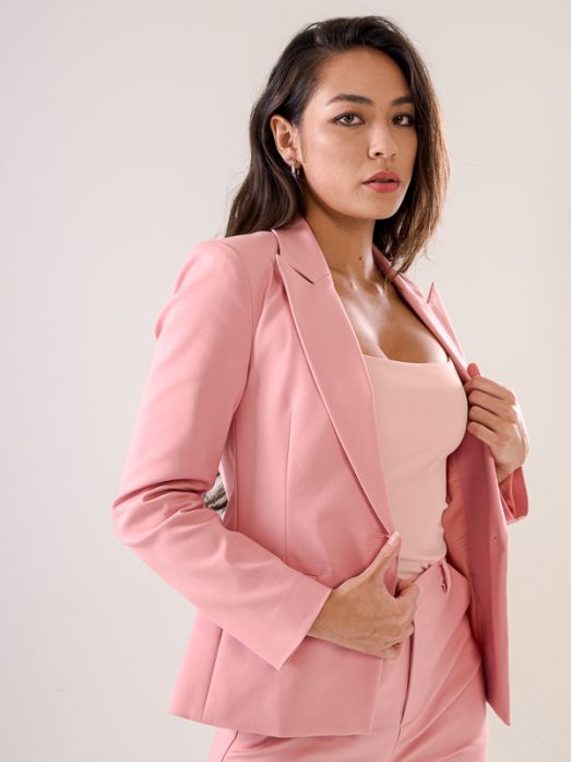 Power Suits Blazer-Pink