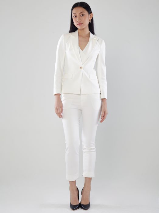 Power Suits Blazer-White