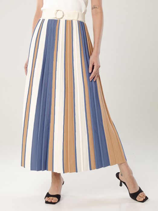 Ribbed Midi Skirt