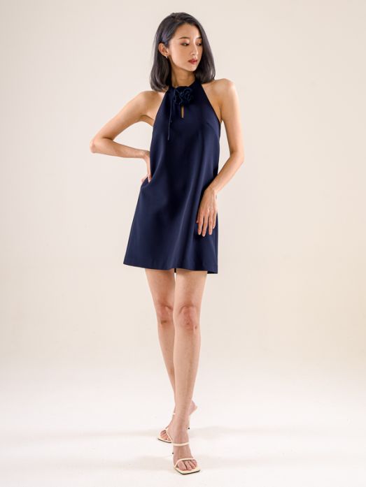 Halterneck Short Dress