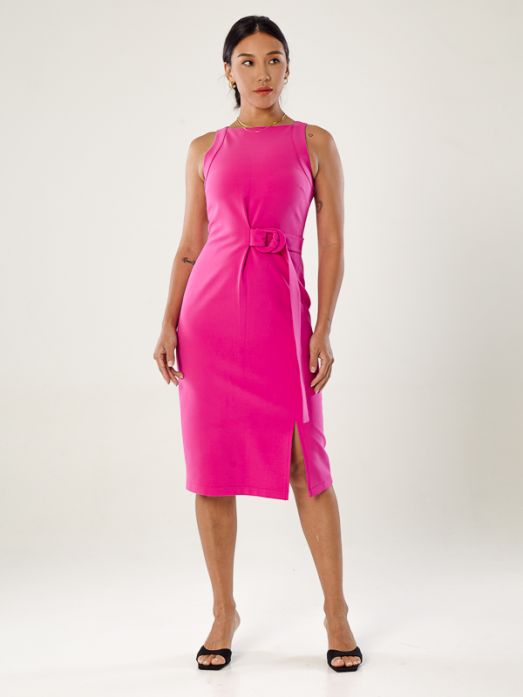 Halter Neck Slim-Fit Dress