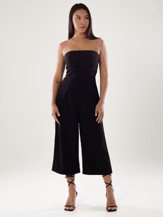 Pleated Cady Jumpsuit