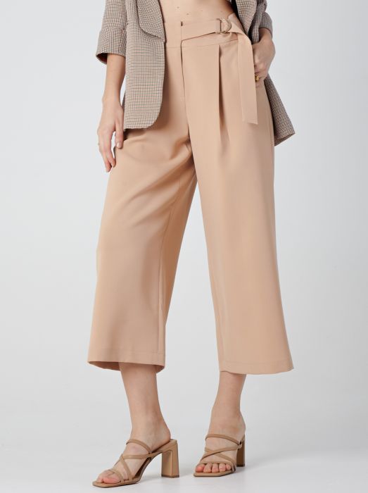 Culottes with Extended Side Waistband