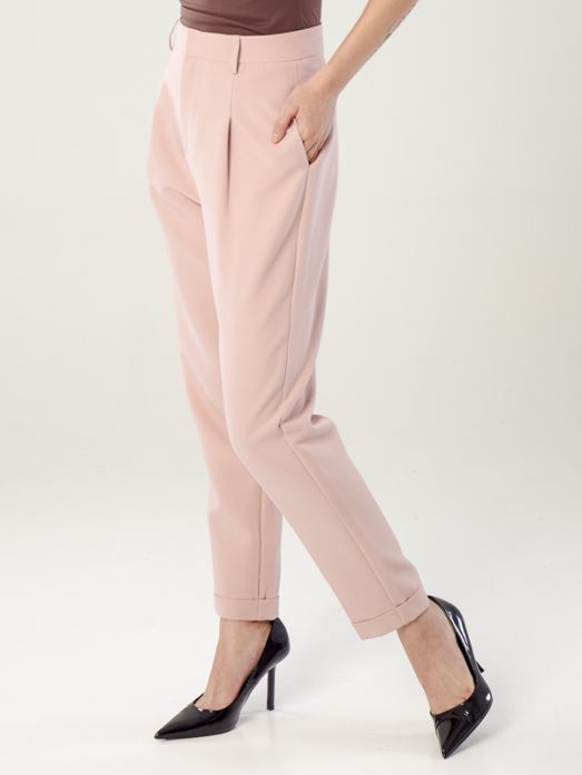Chriselle Tailored Pants-Dusty Pink