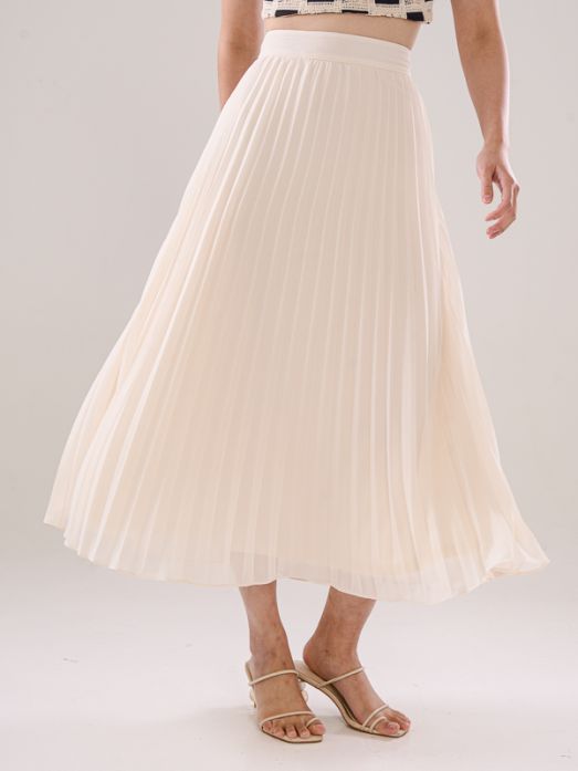 Layered Pleated Skirt