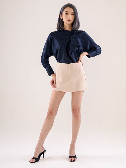 Long Sleeves Blouse With Front Detail