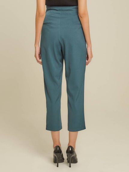 Belted Twill Pant