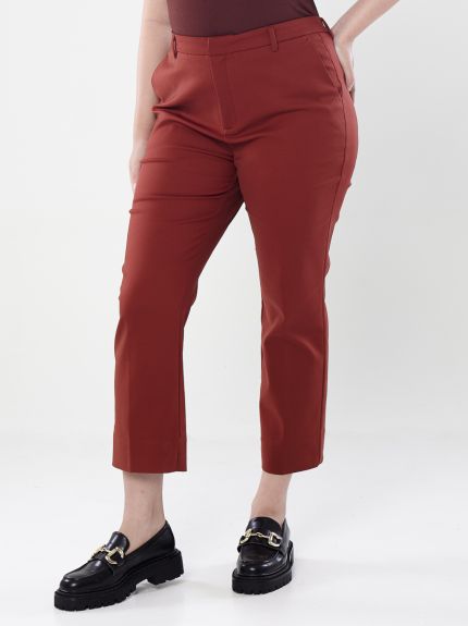 Power Suits High-Rise Pants - Resilient Red