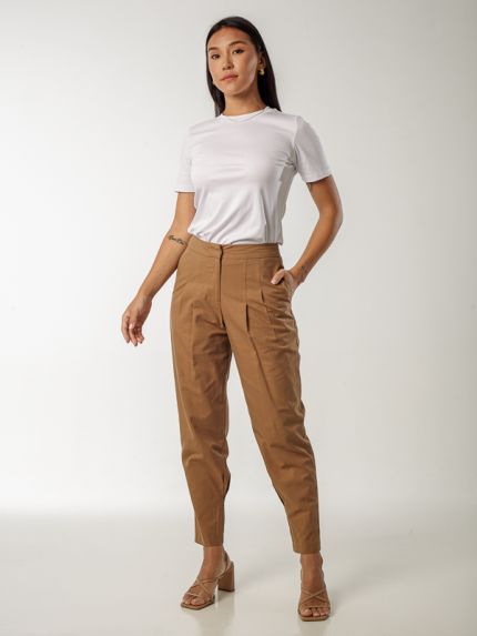 Relaxed Barrel Trousers