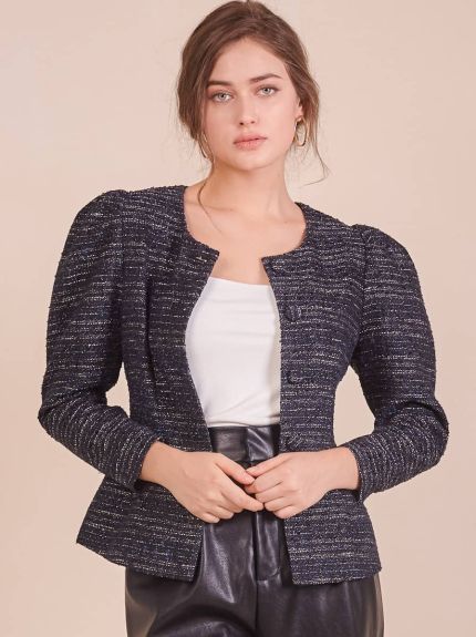 Structured Tweed Jacket