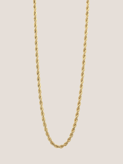 GUNG - Zep Thin Rope Chain Necklace