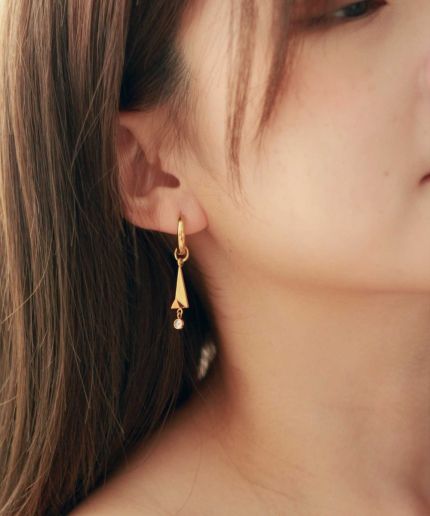 GUNG - Bibelot Mini Gold Hoops Earrings