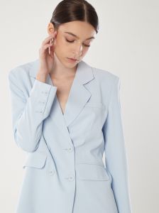 Double Breasted Loose-Cut Blazer